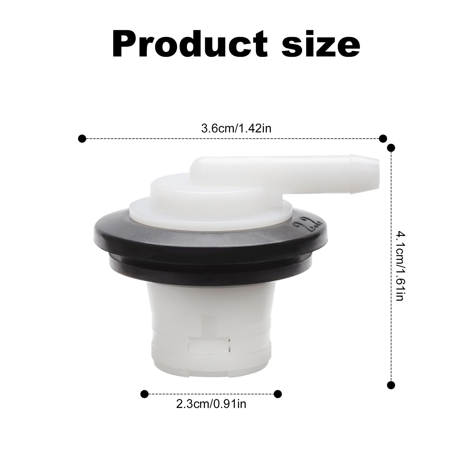 Alluminio e Plastica Gas Serbatoio Petcock Interruttore Valvola per CB350 CB400 CB750 CB900 CX500 CX500C CX500D