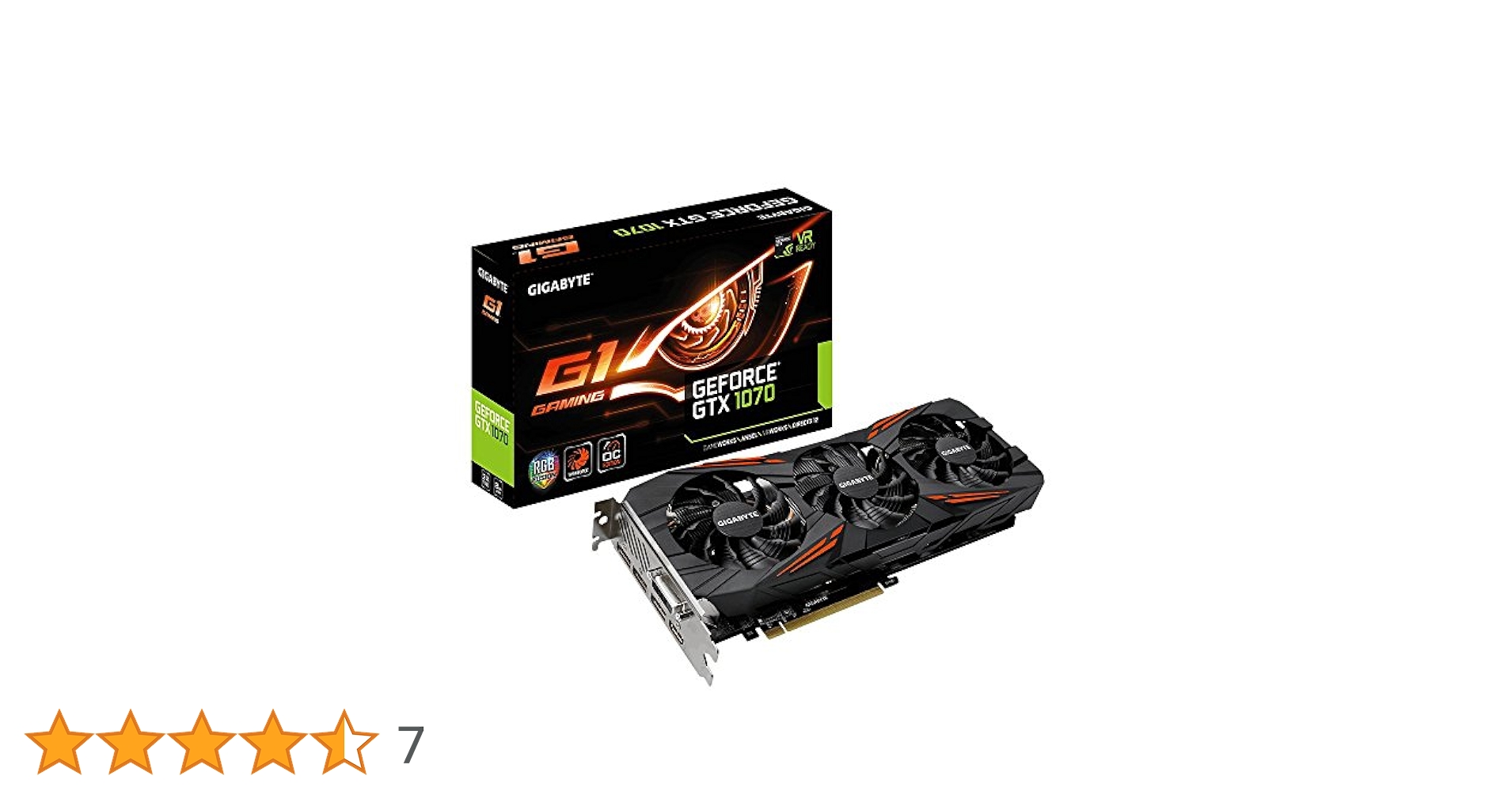 Amazon | GIGABYTE ビデオカードGEFORCE GTX 1070搭載 GV
