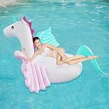 Gcxzb Schwimmreifen Luftbetten Schwimmen aufblasbare Bett Wasser Schwimmende Bett Boot Erwachsene Schwimmen Luftkissen Süßigkeiten Pegasus Aufblasbares Wasser