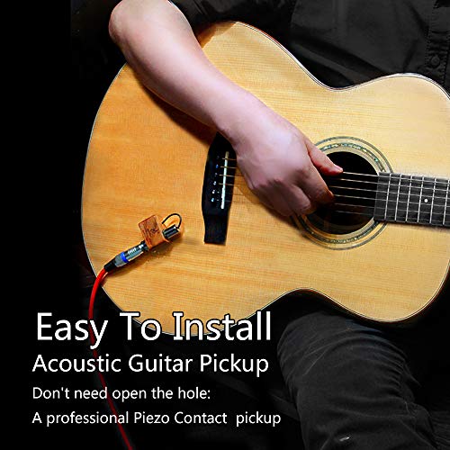 Adeline Mandolin Acoustic Guitar Pickup Soundhole Very Convenient For Acoustic Classical Guitar Ukulele Violin Cello Mandolin Banjo Etc,Suitable For Performance Use，The Sound Clear,Warm And Crisp. #TOP1