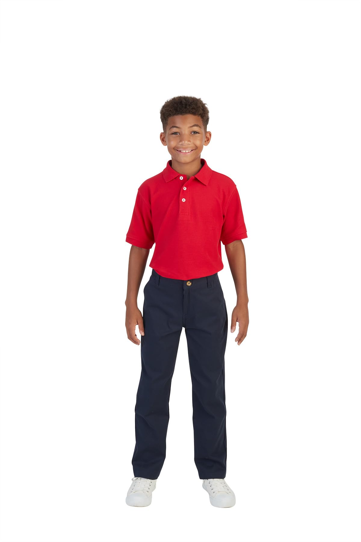 French Toast Boys Adjustable Waist Stretch Straight Fit Chino Pants