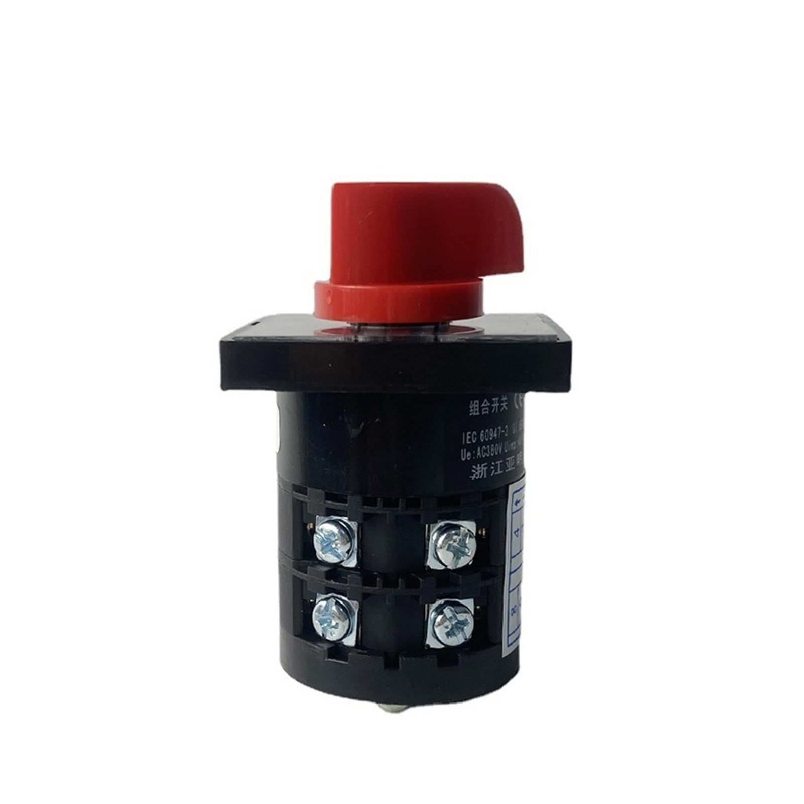 CXFCIHFT 4 Position Rotary Cam Switch 690V 20A 2 Phases Electric Motor Changeover Selector Control HZ5B-20/2