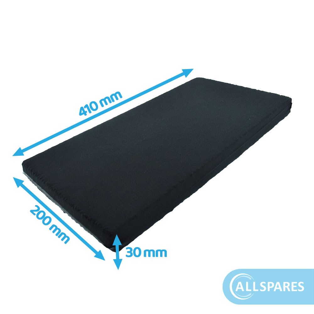 AllSpares Filtro de carbón activo para campanas extractoras Novy Monoblock 563-80061/830055 (410 x 200 x 30 mm)