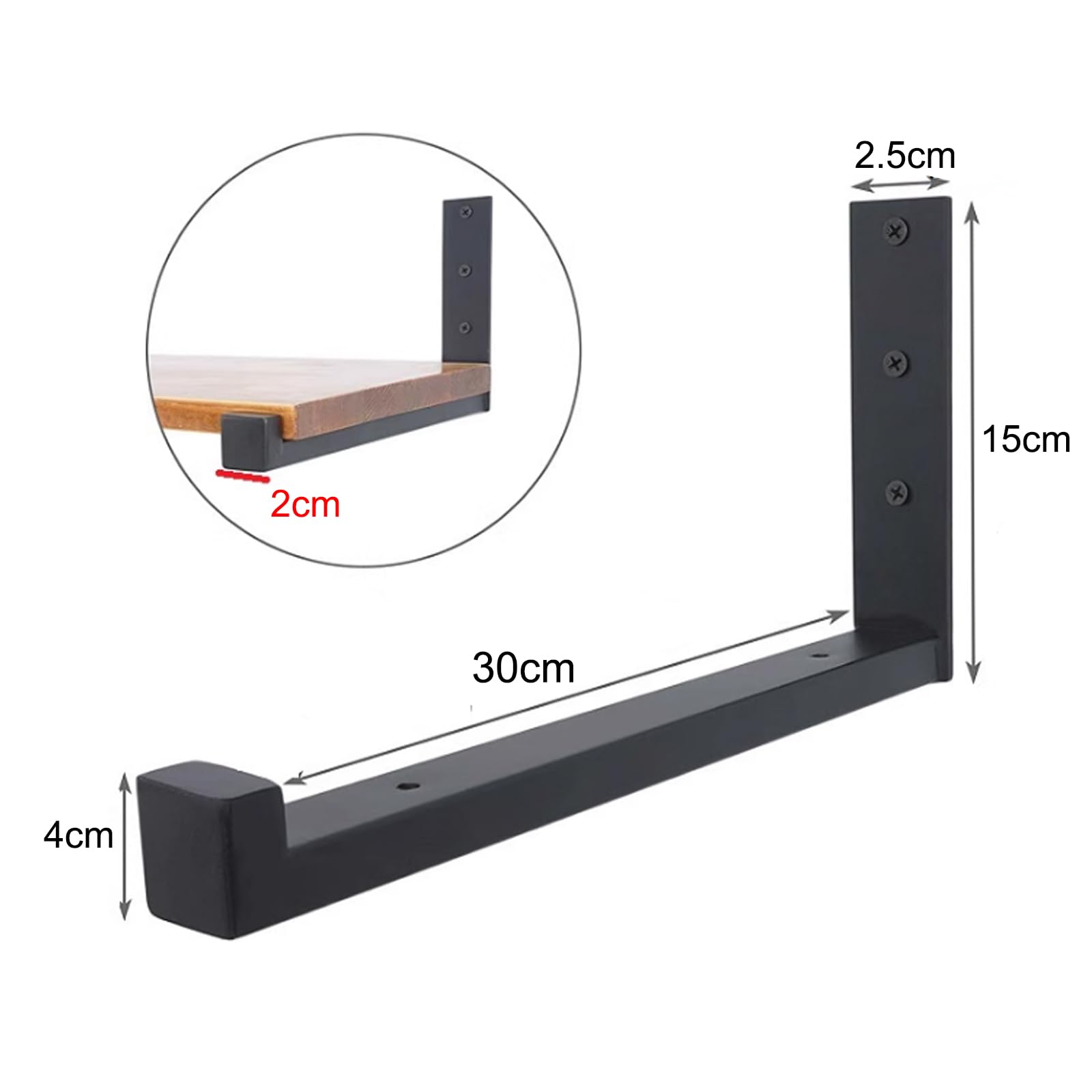 Amazon | 2本セット 棚受け 金具 アイアンブラケット 棚支え 金具