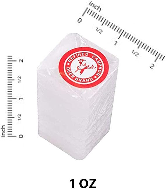 Deer Camphor  100% Pure Refined Camphor 4,8,12 or 15 Blocks Made in India (6)