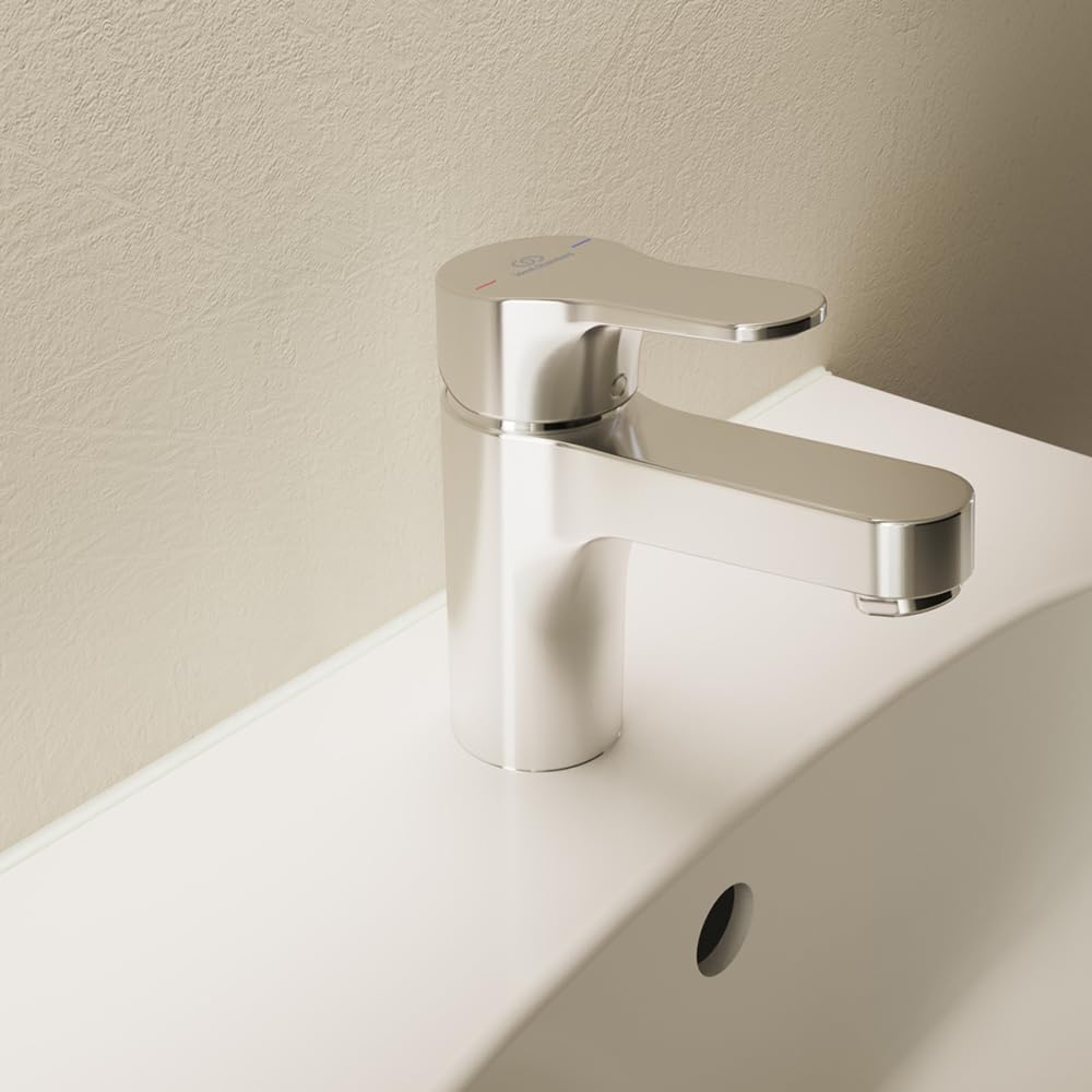 Ideal Standard Cerabase Single Lever Basin Mixer tap, BD053AA, Chrome - Image 2
