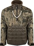Drake Waterfowl LST Guardian Flex™ Double Down Eqwader™ 1/4 Zip Realtree Timber XLarge