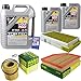 Produktbild QR-PARTS 69342890 Filter Set Inspektionspaket 7 Liter Motoröl Top Tec 4100 5W-40 MANN-FILTER Innenraumfilter Luftfilter Ölfilter