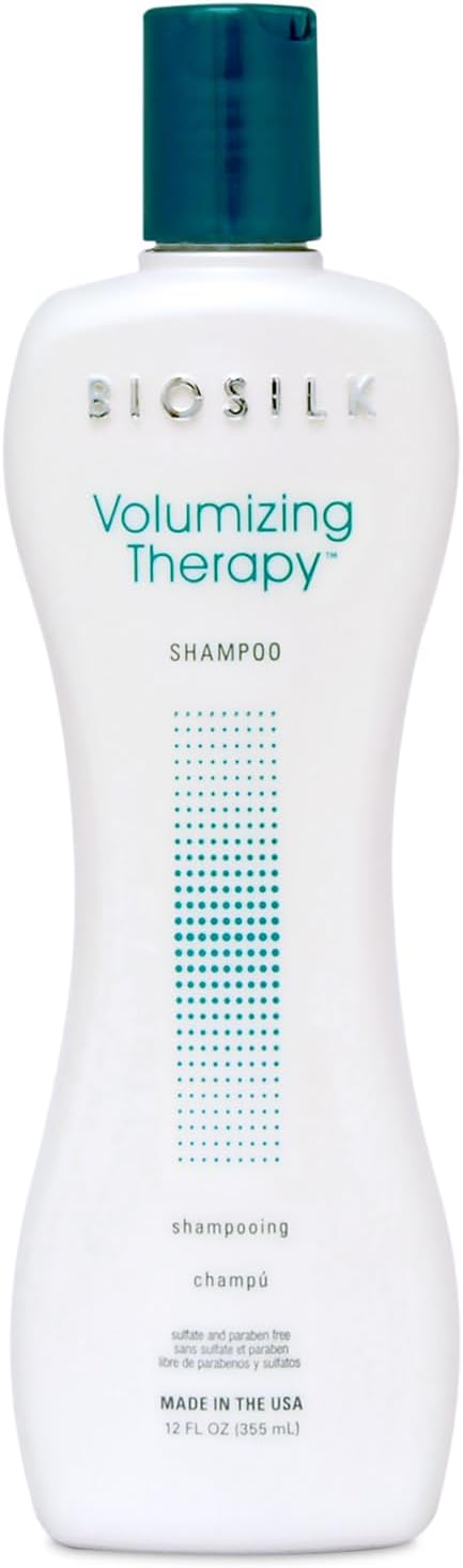 Volumizing Therapy Shampoo, Gently Cleanses, Moisturizes & Builds Hair Body & Shine, Sulfate, Paraben & Cruelty-Free, 12 Oz