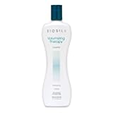 BioSilk Volumizing Therapy Shampoo, Gently Cleanses, Moisturizes & Builds Hair Body & Shine, Sulfate, Paraben & Cruelty-Free, 12 Oz