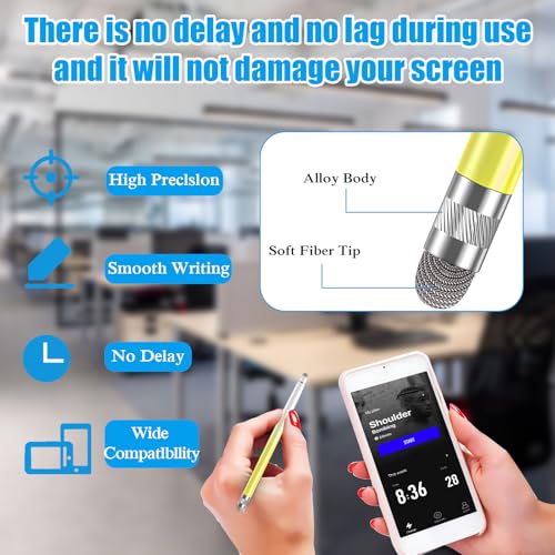 image for Bopomofo 10PCS Stylus Pen for Touchscreen,Stylus Pen for iPhone/iPad/T