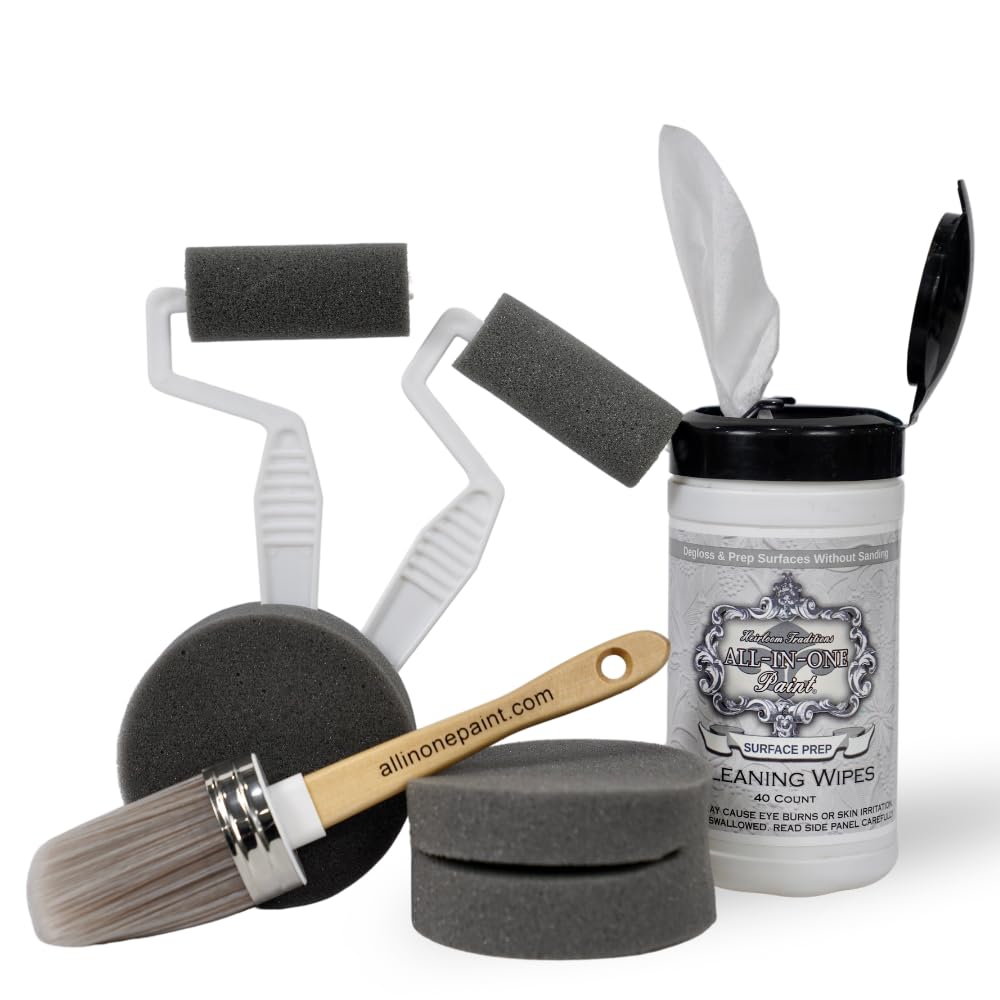 ALL-IN-ONE Paint Tool Trio & Surface Prep Deglosser Wipes, Authentic Get Started Bundle