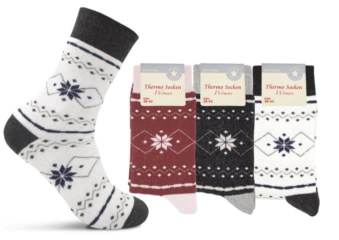 Chaussettes d'hiver pour femme parfaites pour l'école les loisirs et le travail