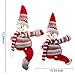 2 Pieces Christmas Curtain Buckle Christmas Window Decorations Cartoon Curtain Tieback Curtain Hook for Living Room Bedroom Home Decor (Snowman Style)