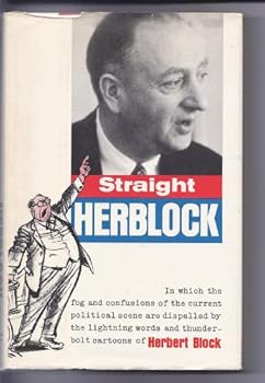 Hardcover Straight Herblock No inscription by author. Book