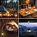 Wondrastical 2 Pack Bronze Vintage 4 Modes LED Lanterns，Rechargeable Flickering Flame Lights Decorative Outdoor&Indoor, Remote Control Waterproof Hanging Lantern for Camping,Patio Garden Pathway