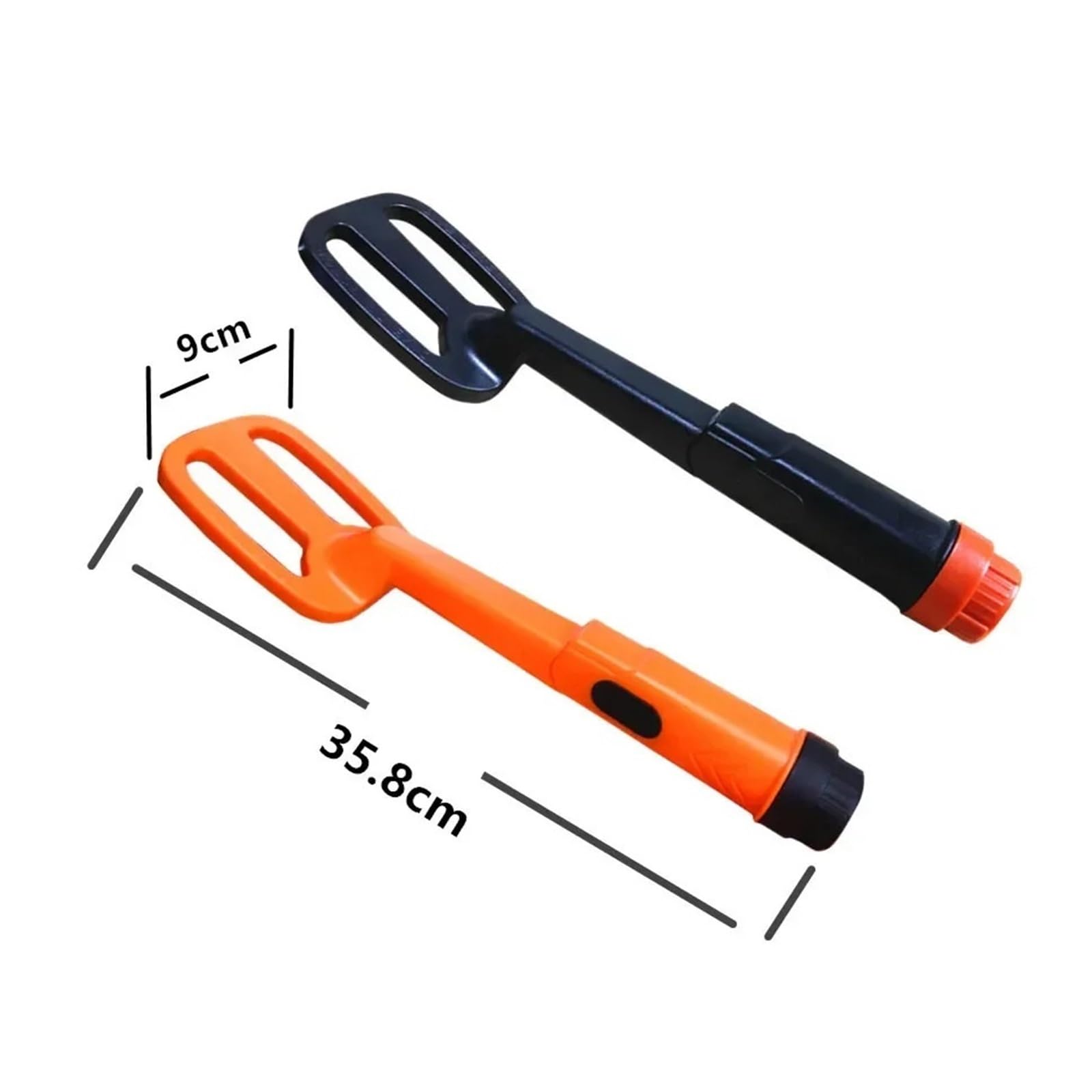 Wykrywacz metali, Podwodny wykrywacz metali Pulse Pinpointer Indukcyjny do nurkowania z wykrywaczem skarbów Wodoodporny ręczny lokalizator dla Złoto Srebro Miedź(ORANGE)