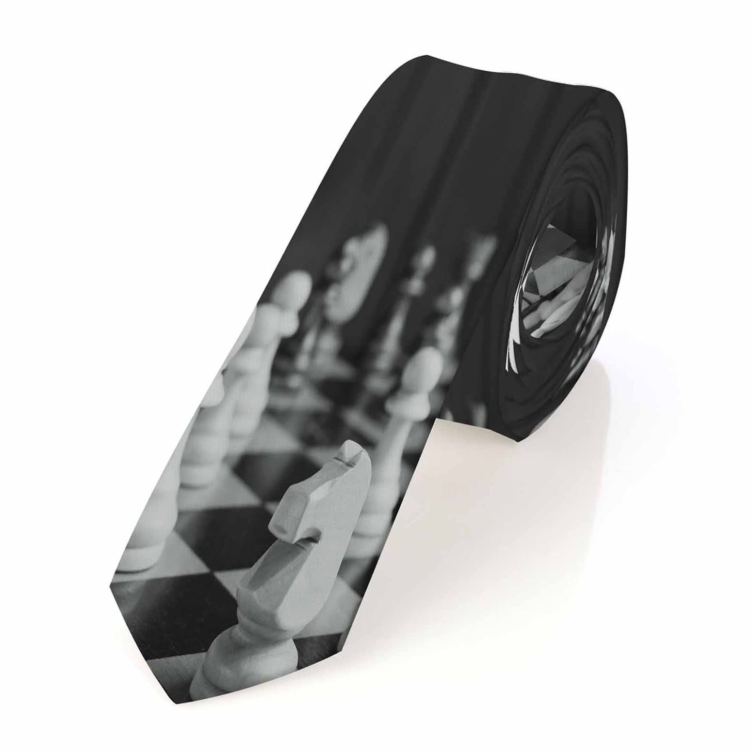 White Floral Mens Tie Botanical Romantic Printed Floral Men's Necktie Ties for Mens Daily Wedding Party Business