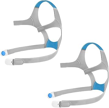 غطاء رأس F20 متوافق مع أغطية الرأس ResMed AirFit / AirTouch F20 Full Face Mask - غطاء رأس كبير 2 x F20 Nasal Mask + 4 x Magnetic Clips