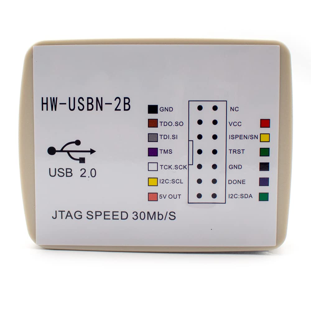 Toplionace Lattice Downloader Programmatore ad Alta Velocità, Simulatore FPGA HW-USBN-2B Ispdown Burner 30 Mb/s I2C Masterizzazione 2 Canali