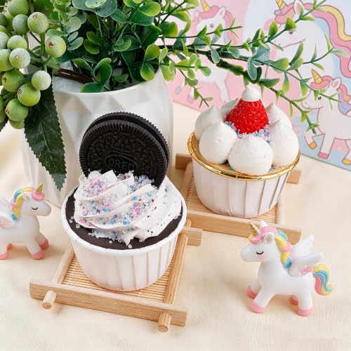 Image of Unicorn Sanding Sugar Sprinkles, 4.6 oz Edible White Pink Purple Blue Sugar Crystals for Baking Topping, Cupcakes, Cookies, Ice Cream & Cake Decorating, Pastel Birthday Party Holiday Supplies