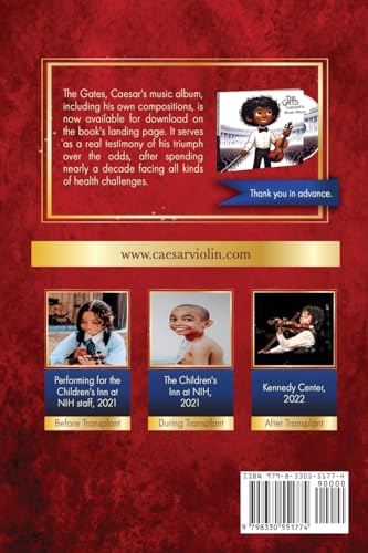 Livre autobiographique The Gifted Caesar Sant Rising Above The Odds