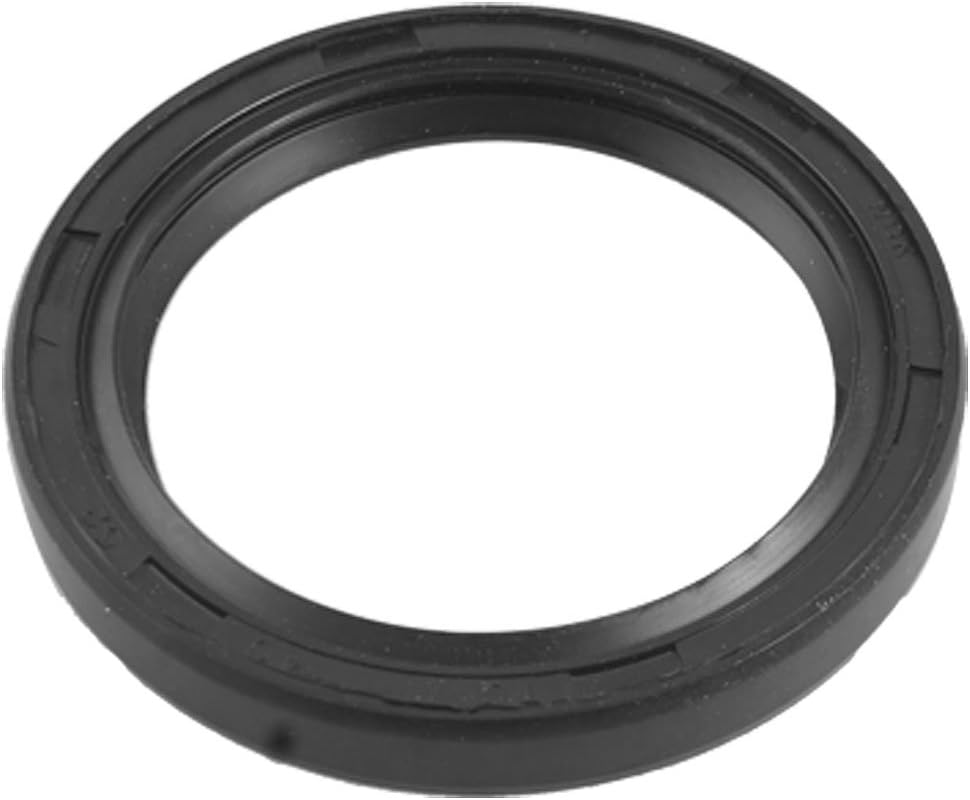 uxcell Metric Rotary Shaft Oil Seal 40x52x7mm TC Double Lips Rubber, Black