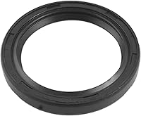 Vista 19 de uxcell Caucho doble de los labios del sello de aceite del eje rotatorio métrico 49.2x82.0x16.4 ft m TC, negro