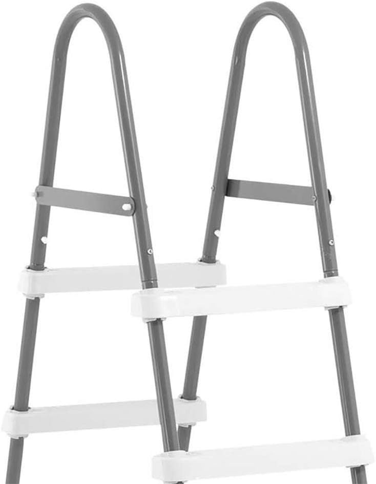 Intex Pool Ladder for 48 Inch Wall Pools & 15' Pool Debris Cover w/ Drain Holes