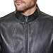 Dockers Men's The Dylan Faux Leather Racer Jacket, black, X-Large