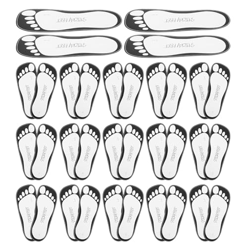 Almohadillas para pies desechables adhesivas contra manchas de spray plantilla cartón 25 pares