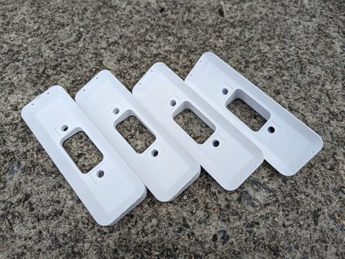 3DEXL �A���O���E�F�b�W�}�E���g Ubiquiti Unifi G4 Pro Protect Video Doorbell 10�A20�A30 45�A�T�C�Y:45�x�A�J���[:�z���C�g