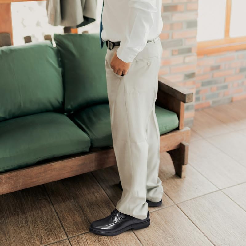 Hands-Free Slip-On Dress Shoes for Men – Premium Leather, Slip-Resistant Sole – Includes Socks & Cleaning Kit - Image 2