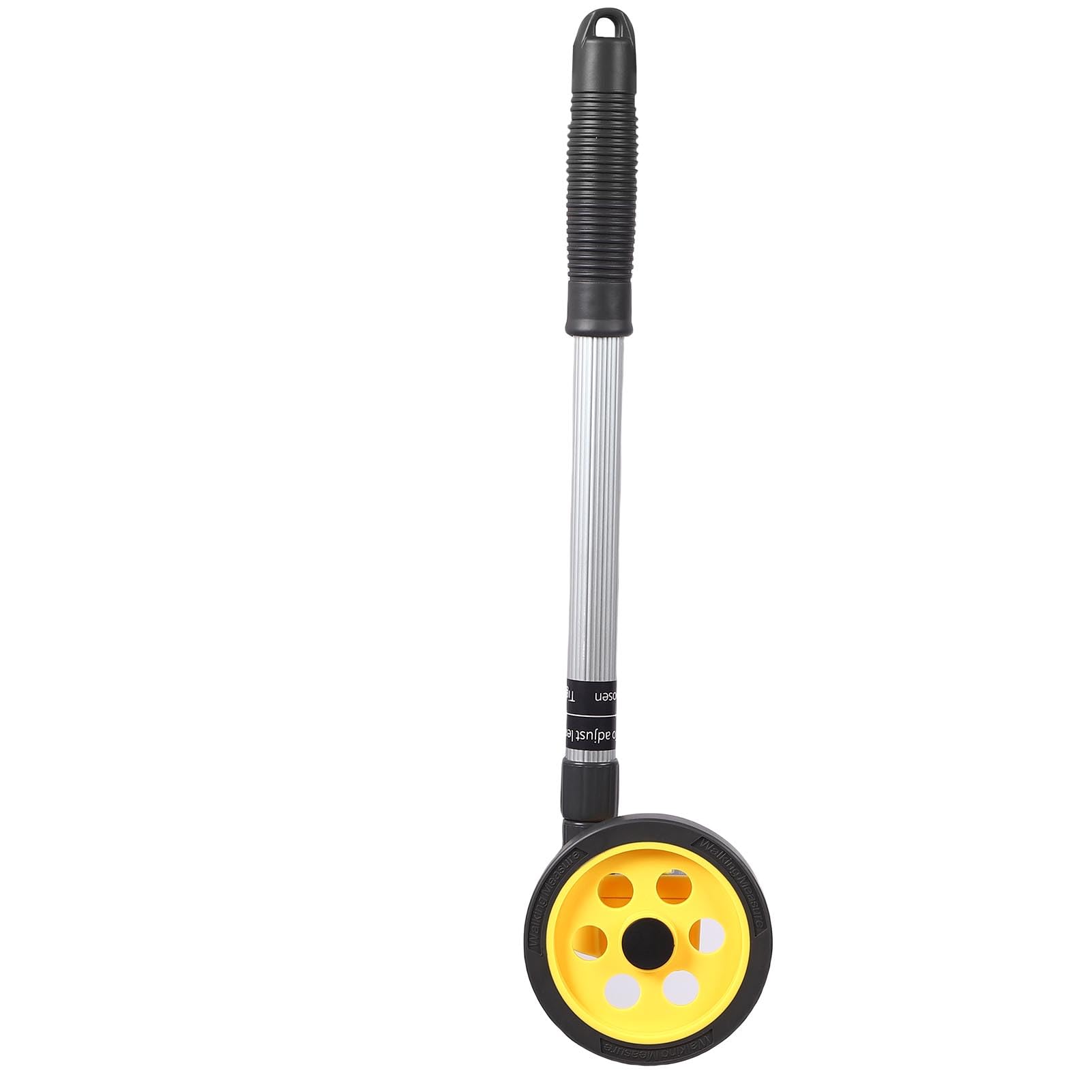Denash Roue de Mesure, Outil de Mesure de Distance Portable Extensible, Roue de Mesure Roulante Métrique à Longueur Réglable pour la Construction, L'arpentage