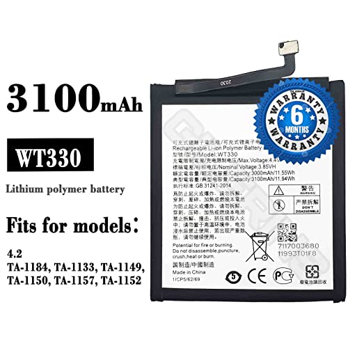 Image of Original WT330 Battery for Nokia 4.2 TA-1184 TA-1133 TA-1149 TA-1150 TA-1157 TA-1152 Battery with 6 Months Warranty (WT330)