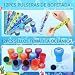 Imagen de 148 Niños Criaturas Acuáticas Artículos de Fiesta Cumpleaños Rascar Marcadores DIY Pegatinas Squeeze Toys Llavero Sellos Bolsas de Regalo Animales de Océano Fiesta Cumpleaños Relleno Piñatas