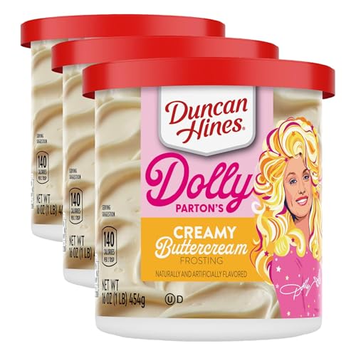 Duncan Hines Dolly Parton's Favorite Creamy Buttercream Flavored Cake Frosting,