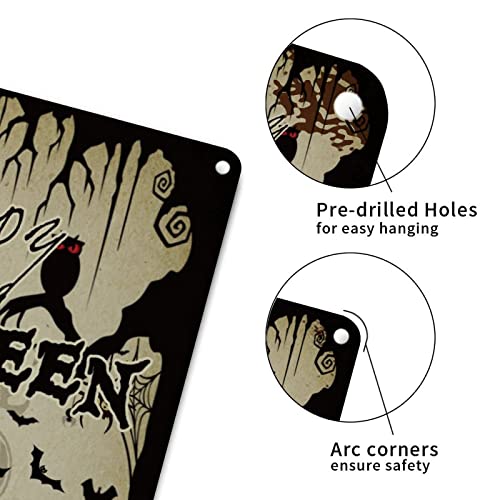 Panneau métal Halloween robuste pour remplacer les décorations jetables et fragiles - 4