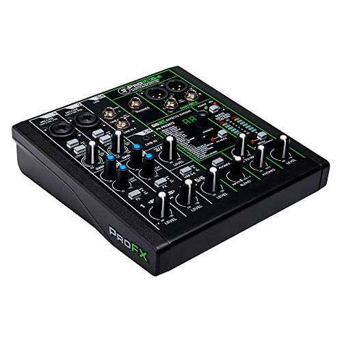 MACKIE マッキー エフェクト,USB I/O内蔵プロフェッショナルミキサー ProFX6v3 国内正規品