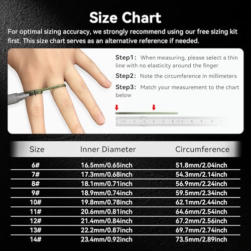Image of Smart Ring for Women and Men, 5ATM Waterproof Smart Rings Health Tracker with Sleep /Stress /Heart Rate /Activity Monitor, No Subscription, Smart Rings Fitness Tracker for Android iOS, Size 9, Silver
