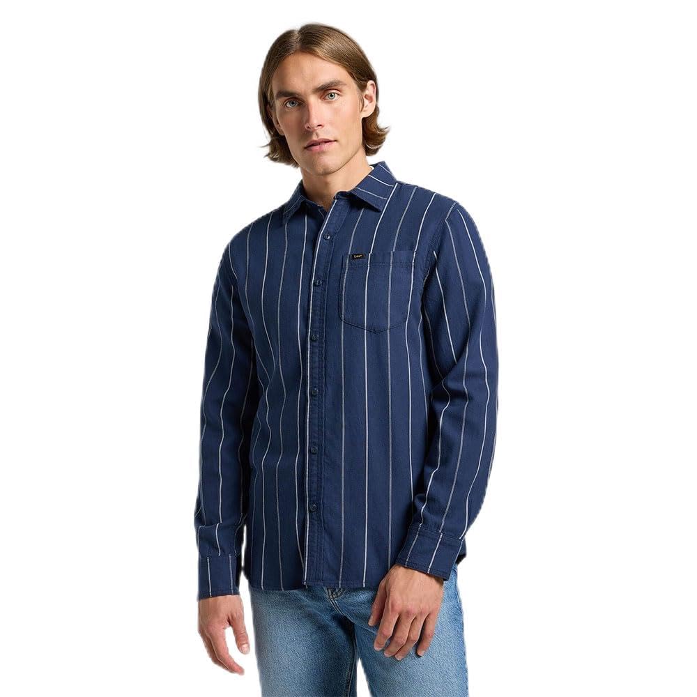 Lee MERCANTILE Shirt, Indigo (Mood Indigo), M