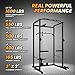 GarveeLife Power Cage, Multi-Function Power Rack with LAT Pulldown, 1600 LBS Weight Capacity Fitness Squat Rack with Cable Pulley System and j-Hooks, Dip Bars and Landmine Attachment for Home Gym
