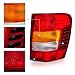 AmeriLite 1999-2004 Replacement Brake Tail Lights For Jeep Grand Cherokee - Passenger and Driver Side