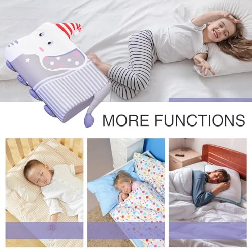 Schlummerkids Calm Cushion Pillow - Ergonomic and Breathable Toddler Travel Pillow for Better Sleep