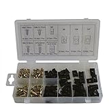 blechmutter m6 cad ca. 4x16mm 20 Stück Normex Karosserie-Klemmen 170tlg. Blechmuttern Blechschrauben