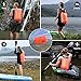 MARCHWAY Floating Waterproof Dry Bag Backpack 5L/10L/20L/30L/40L, Roll Top Sack Keeps Gear Dry for Kayaking, Rafting, Boating, Swimming, Camping, Hiking, Beach, Fishing (Orange, 20L)