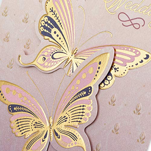 Hallmark Golden Thread Wedding Card (Butterflies) #TOP3
