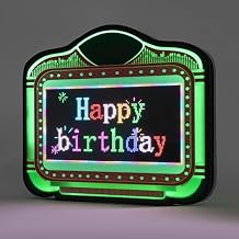 LED Screen Letter Bottle Presenter, Adjustable VIP Service Sign with 7 Colors, APP Programmable Display Sign for Wedding, Birthday Parties, Nightclub