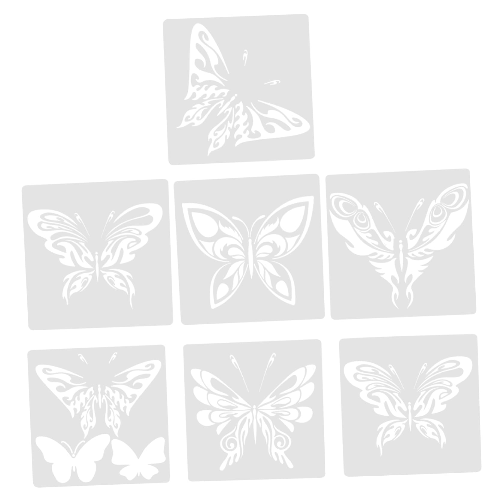 21pezzi Stencil per Template Riutilizzabili per e Creativi Set per attività Decorazioni