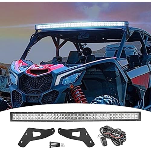 Dasen 50" 288W Curved Light Bar Kit Fit for Can-am Maverick X3 2017-2025